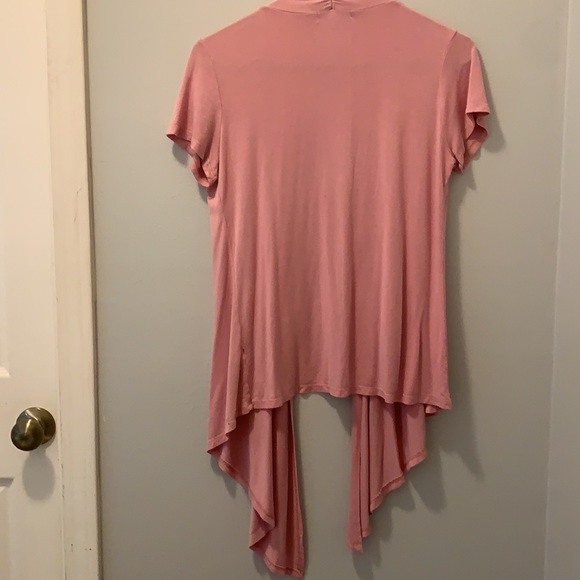 ALL FOR YOU soft pin, open front short sleeve cardigan - Picture 3 of 4